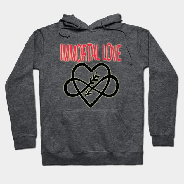 Immortal love Hoodie by focusLBdesigns